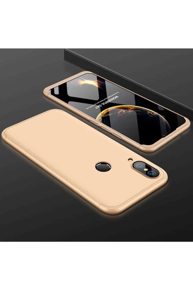 CEPCASE    Huawei Y7 Prime 2019 Kılıf 3 Parça Tam Koruma Zore Ays Kapak ürün görseli