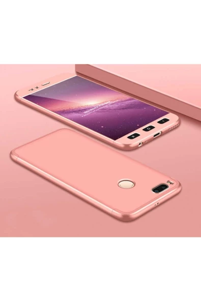 CEPCASE    Xiaomi Mi 5x Kılıf 3 Parça Tam Koruma Zore Ays Kapak