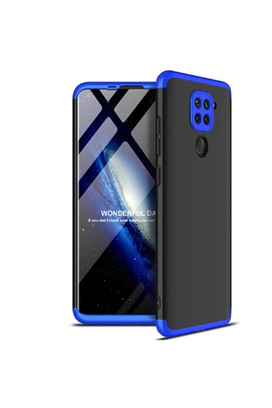 CEPCASE    Xiaomi Redmi Note 9 Kılıf 3 Parça Tam Koruma Zore Ays Kapak