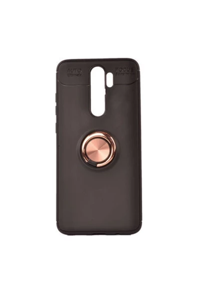 CEPCASE    Xiaomi Redmi Note 8 Pro Kılıf Yüzüklü Standlı Soft Parmak Izi Bırakmaz Kapak