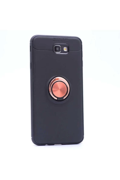 CEPCASE    Samsung Galaxy J7 Prime Kılıf Yüzüklü Standlı Soft Parmak Izi Bırakmaz Kapak ürün görseli