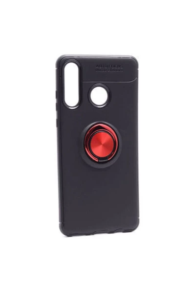 CEPCASE    Huawei P30 Lite Kılıf Yüzüklü Standlı Soft Parmak Izi Bırakmaz Kapak