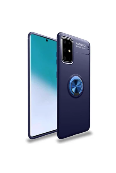 CEPCASE    Samsung Galaxy A51 Kılıf Yüzüklü Standlı Soft Parmak Izi Bırakmaz Kapak ürün görseli 1