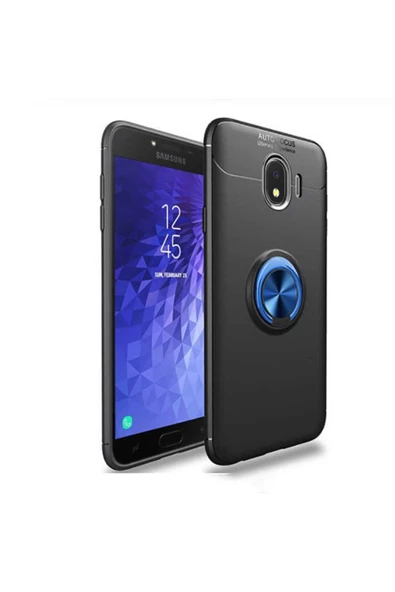 CEPCASE    Samsung Galaxy J4 Kılıf Yüzüklü Standlı Soft Parmak Izi Bırakmaz Kapak ürün görseli