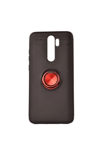 CEPCASE    Xiaomi Redmi Note 8 Pro Kılıf Yüzüklü Standlı Soft Parmak Izi Bırakmaz Kapak