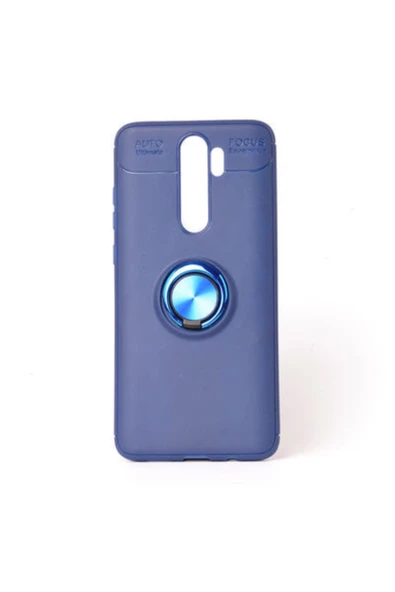 CEPCASE    Xiaomi Redmi Note 8 Pro Kılıf Yüzüklü Standlı Soft Parmak Izi Bırakmaz Kapak