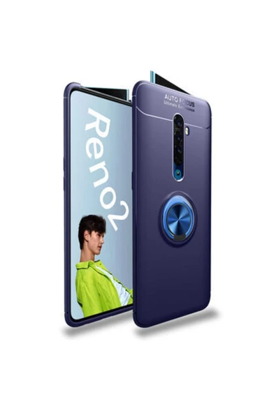 CEPCASE    Oppo Reno 2z Kılıf Yüzüklü Standlı Soft Parmak Izi Bırakmaz Kapak ürün görseli