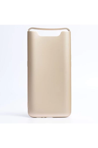 CEPCASE    Samsung Galaxy A80 Kılıf Yumuşak Ince Soft Pürüzsüz Silikon Kapak Ve Nano Cam Koruma