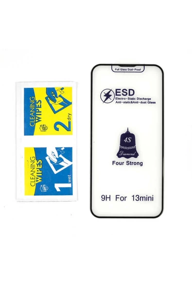CEPCASE    iPhone 15 Uyumlu Ekran Koruyucu Tam Kapatan Premium 9h Temperli Anti-dust Antishock Siyah - 2