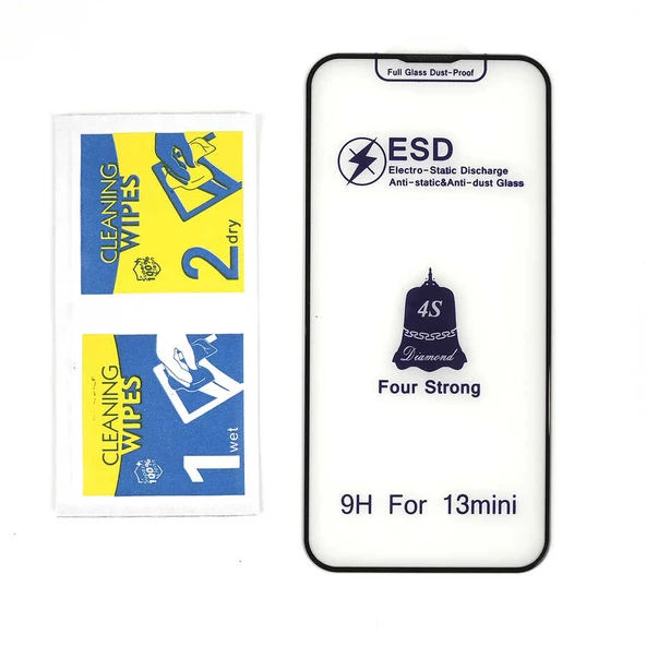 CEPCASE    Apple iPhone 15 Plus Ekran Koruyucu Tam Kapatan Premium 9h Temperli Anti-dust Antishock Siyah - 5