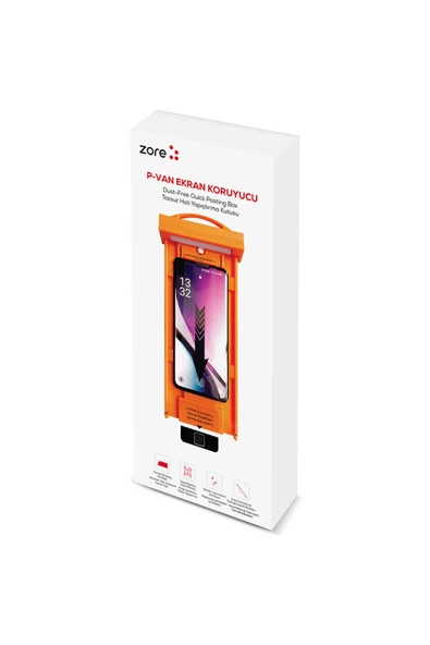 CEPCASE    Galaxy S23 Ultra Ekran Koruyucu Kolay Yapıştırma Aparatlı PVan Cam Easy Application Siyah - 3