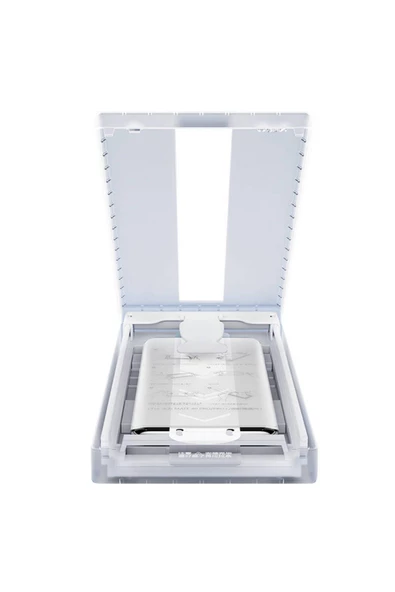 CEPCASE    Samsung Galaxy S23 Ultra Ekran Koruma 6 in 1 Set Kolay Uygulama Aparatlı Easy To Apply Siyah - Resim 4