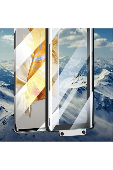 CEPCASE    Xiaomi Mi 13 Ultra Ultra Ekran Koruyucu Easy App Tak Yapıştır Silikon Tam Kapan Ekran Koruma Siyah - 2