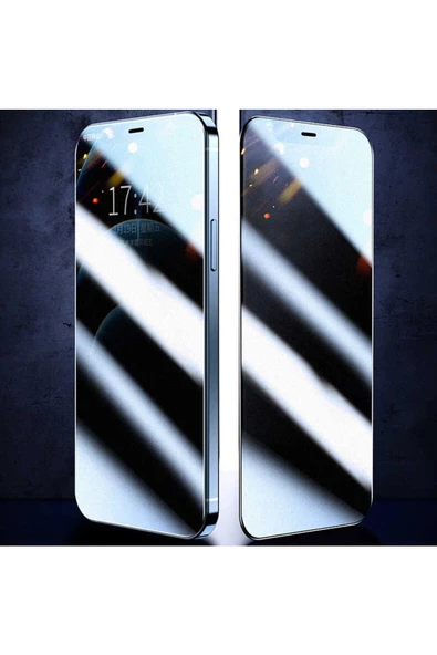 CEPCASE    iPhone 12 Ekran koruyucu uyumlu Hayalet Ekran Temperli Cam Privacy Ekran Koruyucu - 6