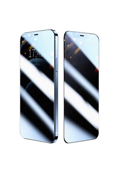 CEPCASE    iPhone 12 Ekran koruyucu uyumlu Hayalet Ekran Temperli Cam Privacy Ekran Koruyucu - 2
