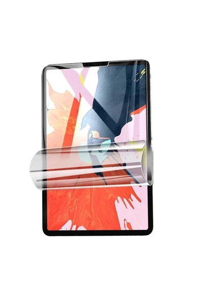 CEPCASE    Lenovo M10 TB-X605F Tablet Ekran Koruyucu Buff Ve Cam Karışımı Temperli 9H Nano Cam Renksiz