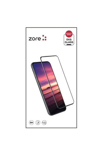 CEPCASE    Apple iPhone 8 Plus Ekran Koruyucu 9H Tam Kapatan Kavisli 4D Temperli Ekran Koruma Beyaz