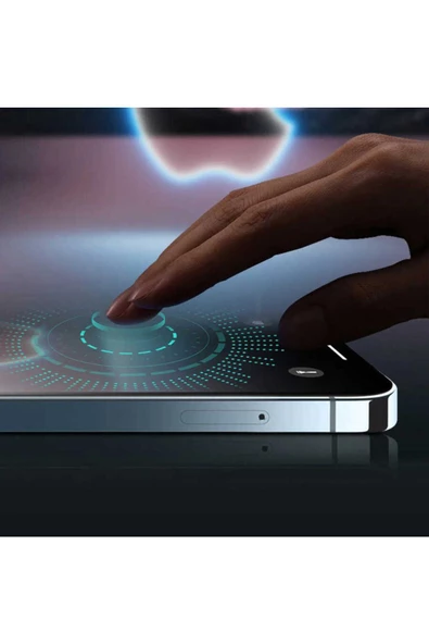 CEPCASE    Apple iPhone 14 Ekran Koruyucu 3D Kavisli Seramik Tam Kapatan Esnek Ekran Koruma Siyah - 6