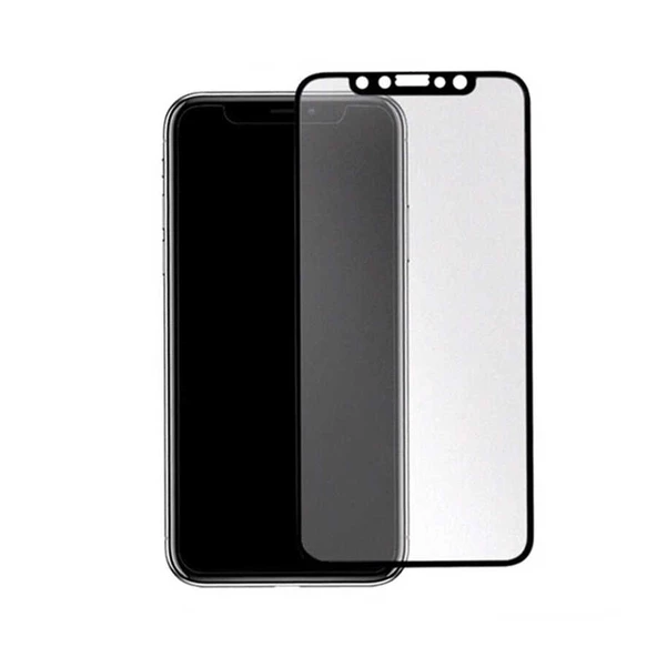 CEPCASE    Apple  iPhone 12 Pro Max Ekran Koruyucu Mat Seramik Kavisli Kenar Soft Yüzey Esnek Koruma Siyah