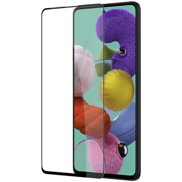 CEPCASE    Xiaomi Redmi Note 10 5G Ekran Koruyucu 3D Kavisli Seramik Tam Kapatan Esnek Ekran Koruma Siyah