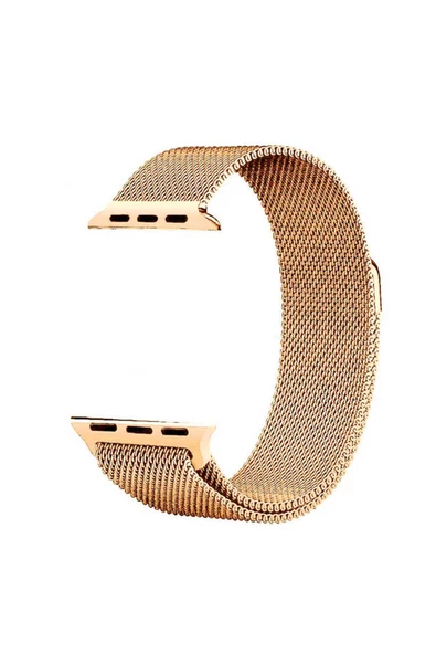 CEPCASE    Apple Watch 42mm Kordon/Kayış Metal Hasır Örgü Tasarım Paslanmaz Mıknatıslı Ayarlanabilir