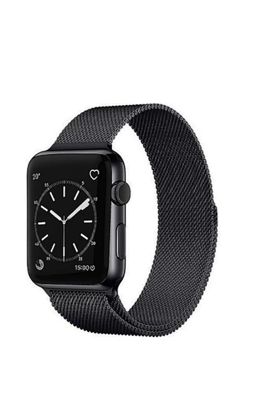 CEPCASE    Apple Watch Ultra 49mm Kordon Metal Hasır Örgü Tasarım Paslanmaz Mıknatıslı Ayarlanabilir - 2