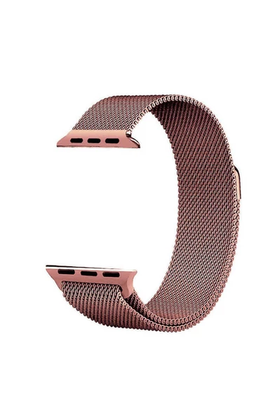CEPCASE    Apple Watch Ultra 49mm Kordon Metal Hasır Örgü Tasarım Paslanmaz Mıknatıslı Ayarlanabilir