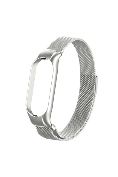 CEPCASE    Xiaomi Mi Band 7 Kordon/Kayış Metal Hasır Örgü Tasarım Paslanmaz Mıknatıslı Ayarlanabilir - 2