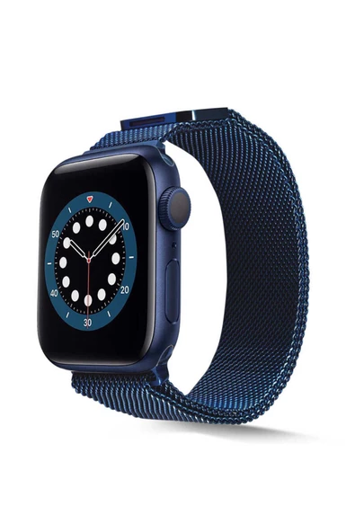 CEPCASE    Apple Watch 40mm Kordon/Kayış Metal Hasır Örgü Tasarım Paslanmaz Mıknatıslı Ayarlanabilir