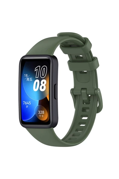 CEPCASE    Huawei Band 8 Kordon/Kayış Soft UyumluYumuşak Pürüzsüz Yüzey Delikli Silikon Strap Kordon/Kayış