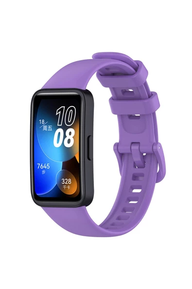 CEPCASE    Huawei Band 8 Kordon/Kayış Soft Yumuşak Pürüzsüz Yüzey Delikli Silikon Strap Kordon/Kayış