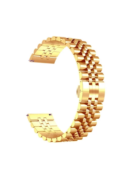 CEPCASE    Huawei Watch Gt 3 42mm Kordon/kayış Parlak Paslanmaz Çelik Rolex Dizayn Kordon Kayış