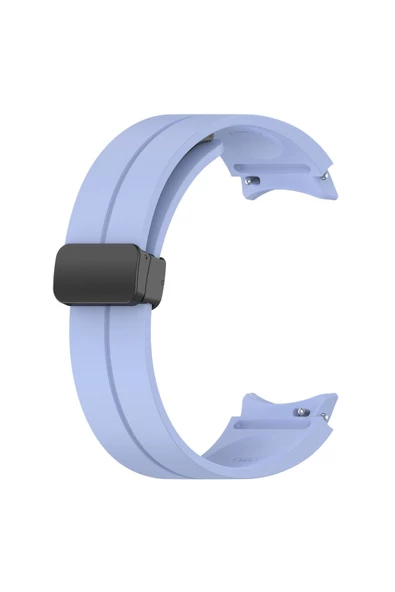 CEPCASE    Samsung Galaxy Watch 4 Classic 42mm Kordon/Kayış Çizgili Tasarım Metal Toka Esnek Sağlam - 2