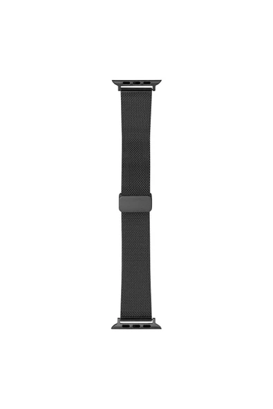 CEPCASE    Watch 7 45mm Kordon/kayış Metal Ince Tel Örgü Tasarım Klipsli Ayarlanabilir Ölçü Kordon - 6