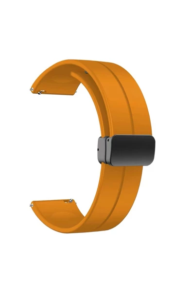 CEPCASE    Gear S2 Kordon/Kayış Çizgili Tasarım Metal Toka Esnek  uyumlu Sağlam Silikon Kordon ürün görseli