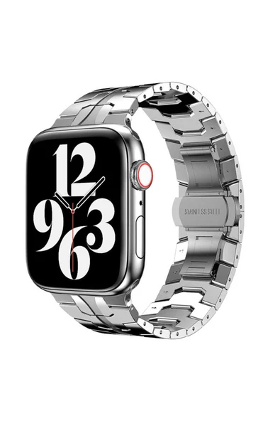 CEPCASE    Watch 44mm Kordon Paslanmaz Çelik Ayarlanabilir Ölçü Quality Steel Metal Kordon