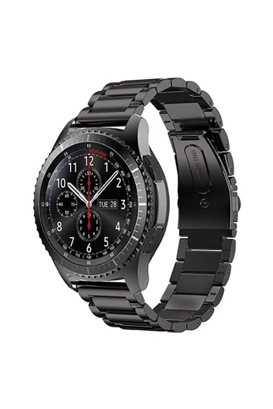 CEPCASE    Samsung Gear S2 (20mm) Kordon/kayış Paslanmaz Çelik Klipsli Metal Kordon Kayış