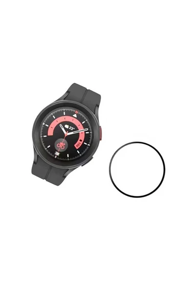 CEPCASE    Samsung Galaxy Watch 5 Pro Pet Saat Ekran Koruyucu Tam Kapatan Ceramic Screen Protection