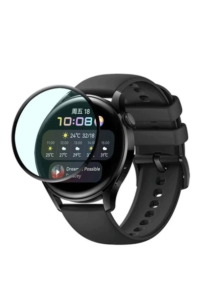 CEPCASE    Huawei Watch Gt 3 42mm Pet Saat Ekran Koruyucu Tam Kapatan Ceramic Screen Protection