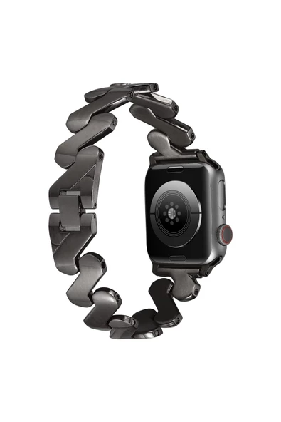 CEPCASE    Watch 40mm Kordon/kayış Metal Strap Z Tasarım Açılır Kapanır Klipsli Design Kordon - 3
