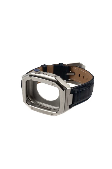 CEPCASE    Watch 44mm Kordon/kayış Metal Gövde Leather Strap Metal Tokalı Luxury Kordon - 5