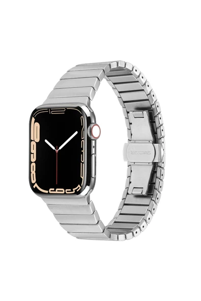 CEPCASE    Watch 7 45mm Kordon/kayış Metal Gövde Klipsli Sağlam Tasarım Strap Kayış - 2