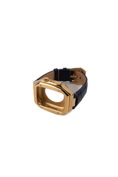 CEPCASE    Watch 44mm Kordon/kayış Metal Gövde Leather Strap Metal Tokalı Luxury Kordon - 3