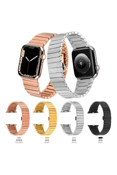 CEPCASE    Watch 7 45mm Kordon/kayış Metal Gövde Klipsli Sağlam Tasarım Strap Kayış - 3