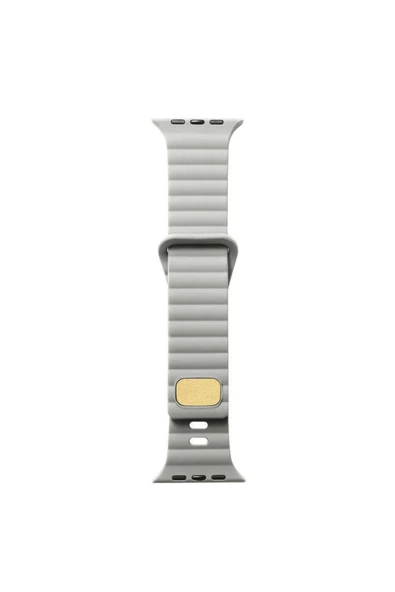 CEPCASE    Watch 40mm Kordon/kayış Çizgi Şerit Desen Delikli Tasarım Tak Çıkar Silikon Kordon