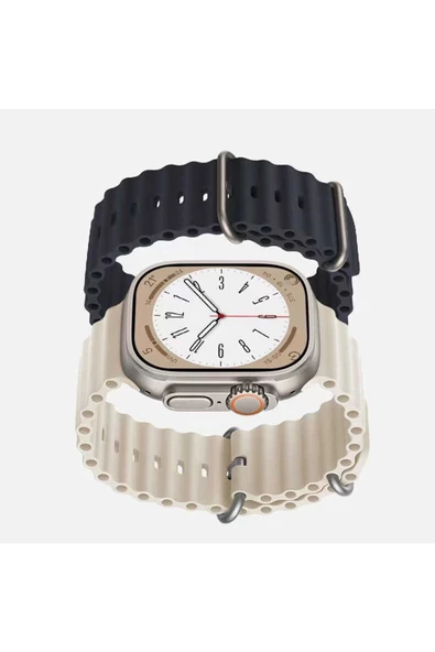 CEPCASE    Watch 7 41mm Kordon/kayış Yumuşak Sport Delikli Metal Toka Silikon Kordon/kayış - 5