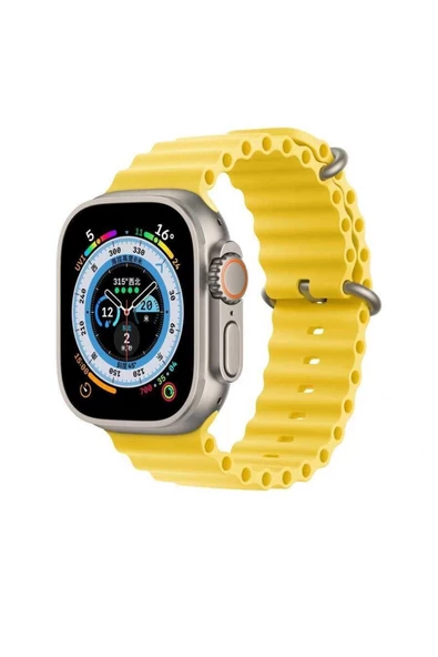 CEPCASE    Watch 7 45mm Kordon/kayış Yumuşak Sport Delikli Metal Toka Silikon Kordon/kayış