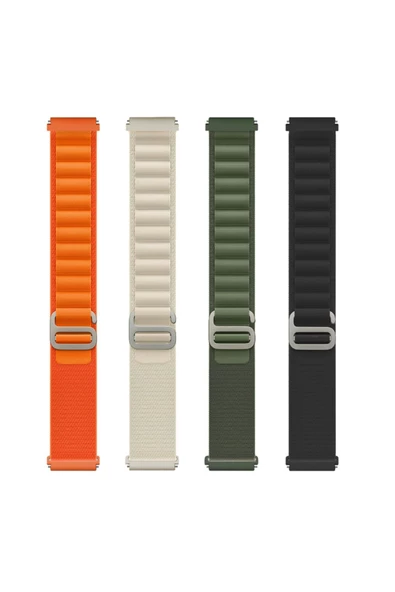 CEPCASE    Xiaomi Amazfit Pace Kordon/kayış Örgü Işlemeli Metal Toka Diyazn Her Ölçüye Uyumlu Kordon - 5
