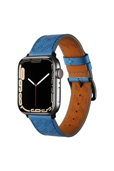 CEPCASE    Watch Ultra 49mm Kordon/kayış Deri Gövde Yumuşak Deri Iç Yüzey Metal Toka Ayarlanabilir Ölçü - 2