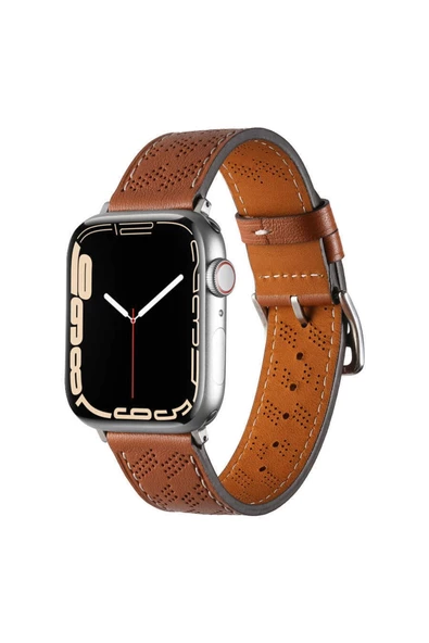 CEPCASE    Watch Ultra 49mm Kordon/kayış Deri Gövde Yumuşak Deri Iç Yüzey Metal Toka Ayarlanabilir Ölçü